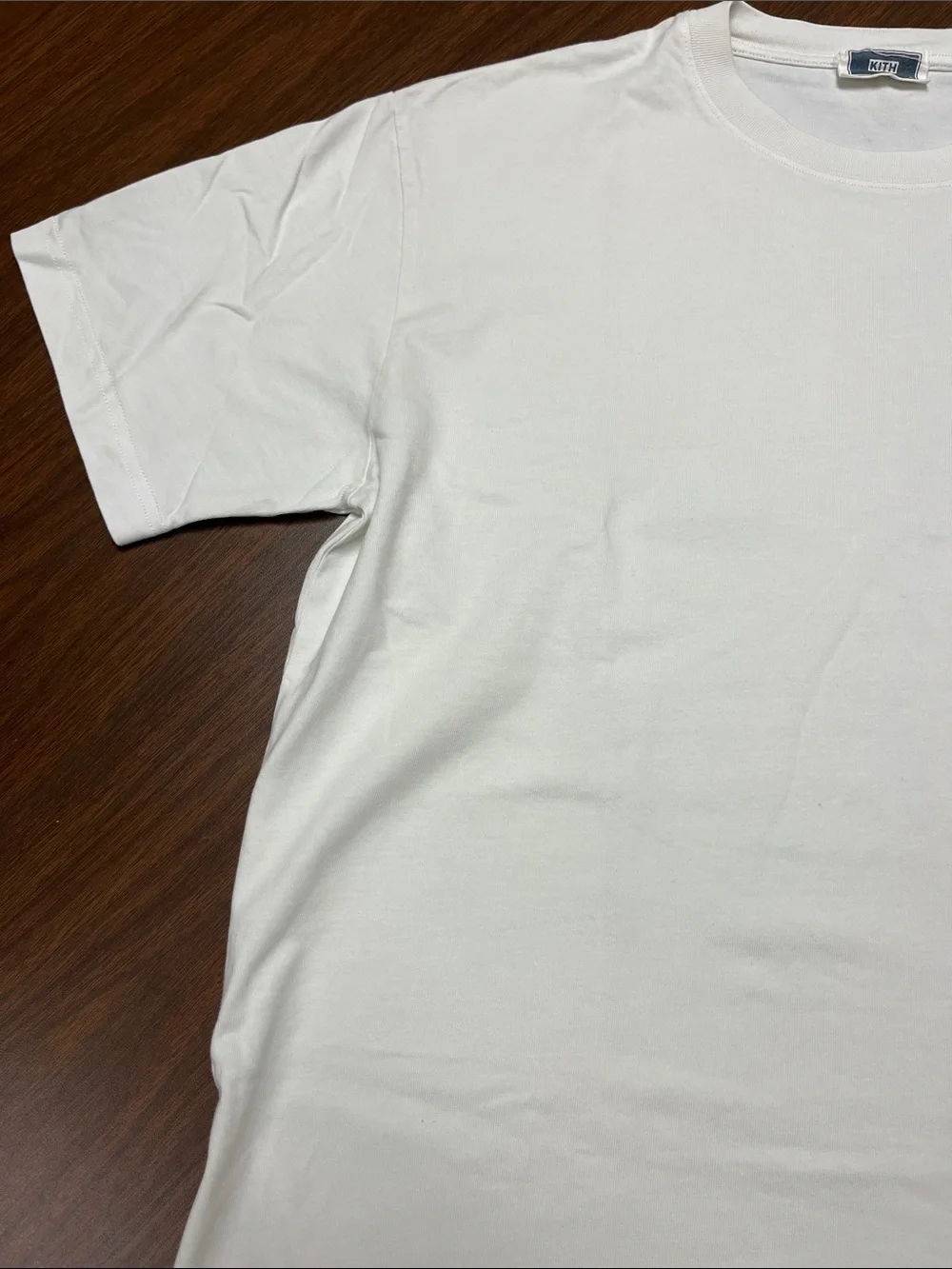 Men's Kith White Crewneck‎ T-Shirt, size medium